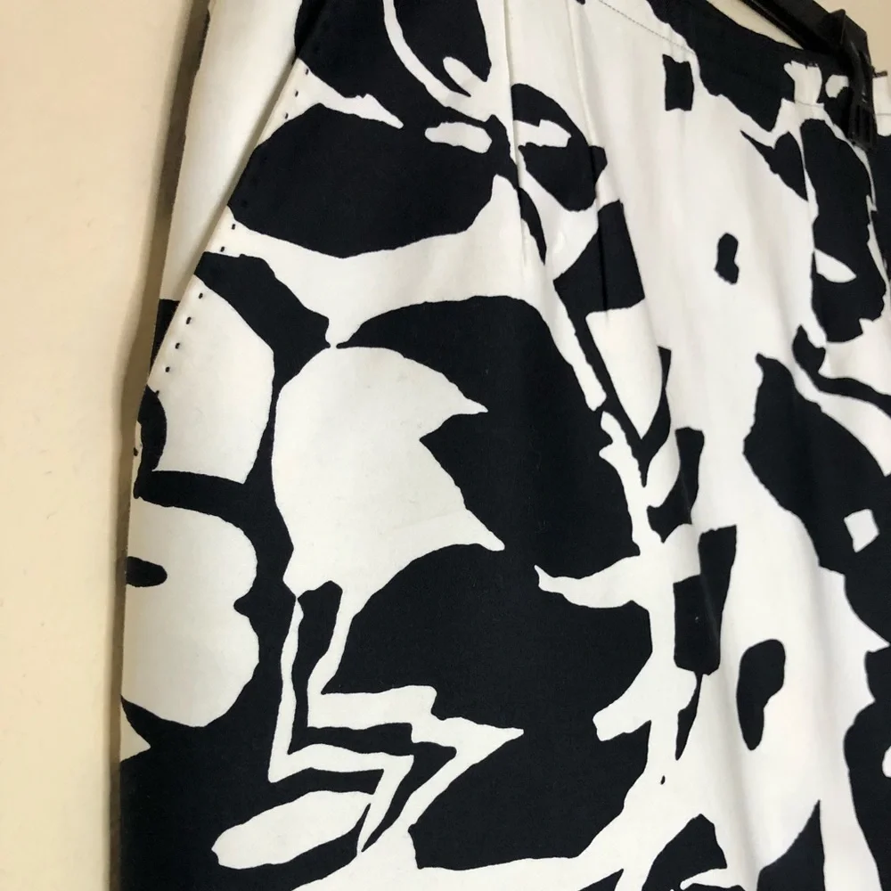 Elie Tahari for Nordstrom Black & White Pencil Skirt - Picture 4 of 16